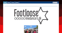 Desktop Screenshot of footlooselinedancers.dk